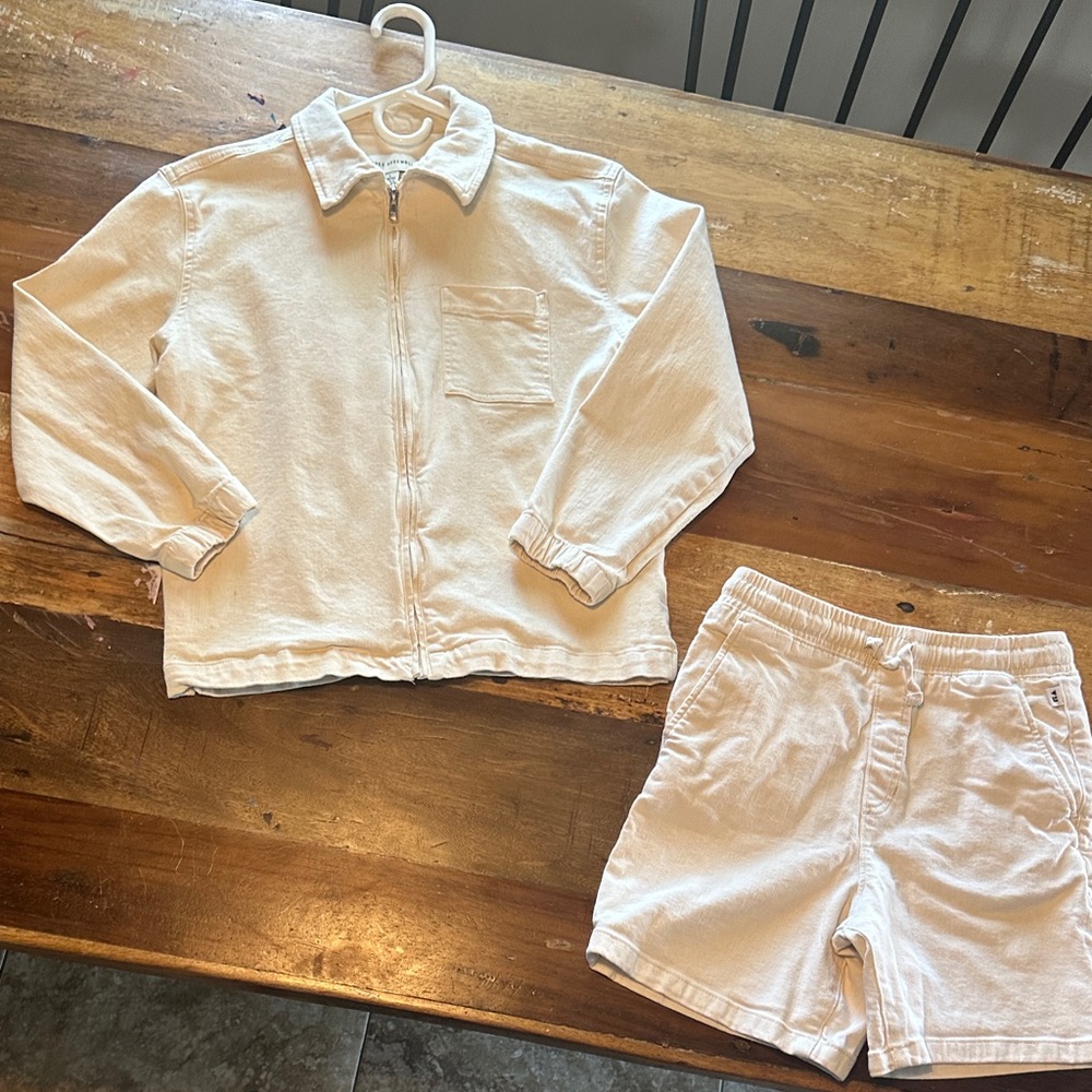 Kids Cream Matching Set